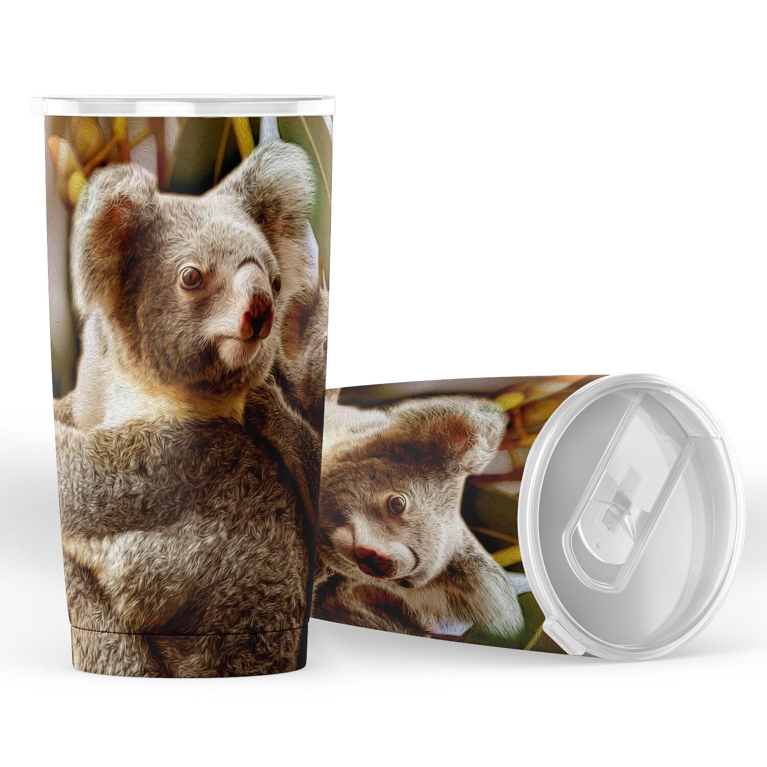 Insulated Tumbler - Australian Koala Sweater 3D Koala