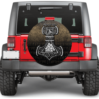 Viking Spare Tire Cover Mjolnir