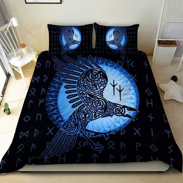 Viking Bedding Set Raven Of Odin HP