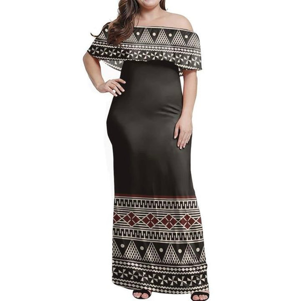 Fiji Masi Off Shoulder Long Dress