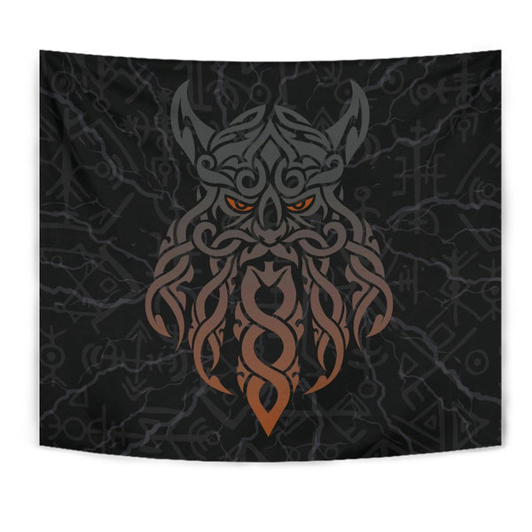 Viking Tapestry Odin God Furthark Tattoo Special