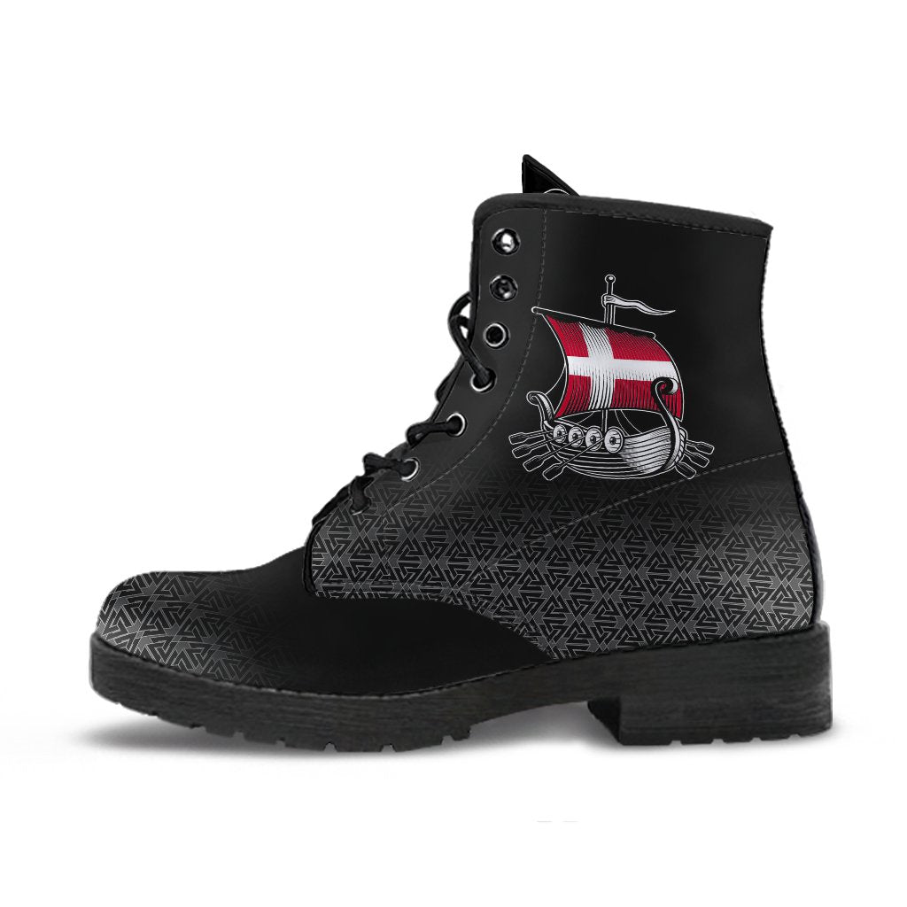 Viking Leather Boots Danish Drakkar