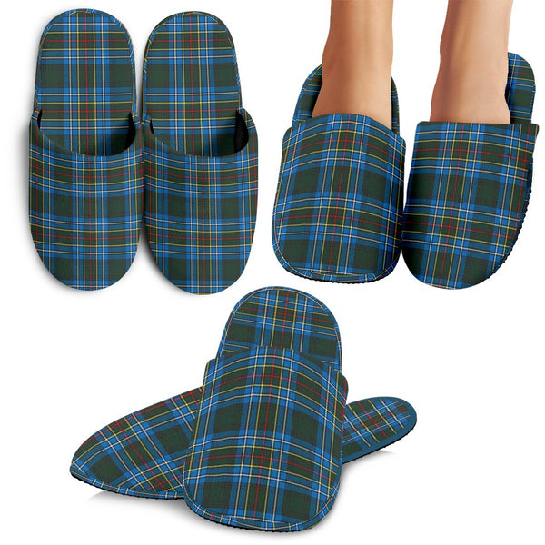 Cockburn Modern Tartan Plaid Slippers