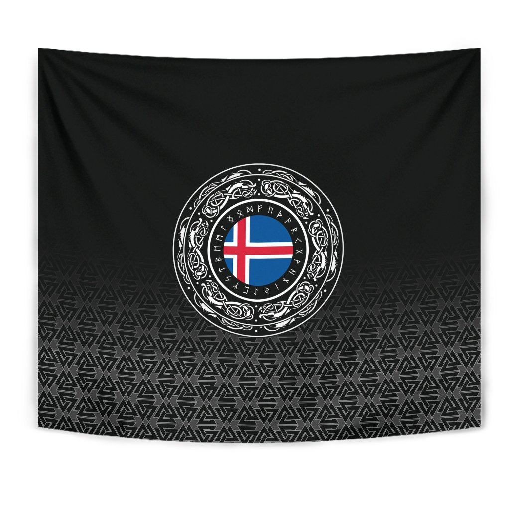 Viking Tapestry Iceland Coat Of Arms