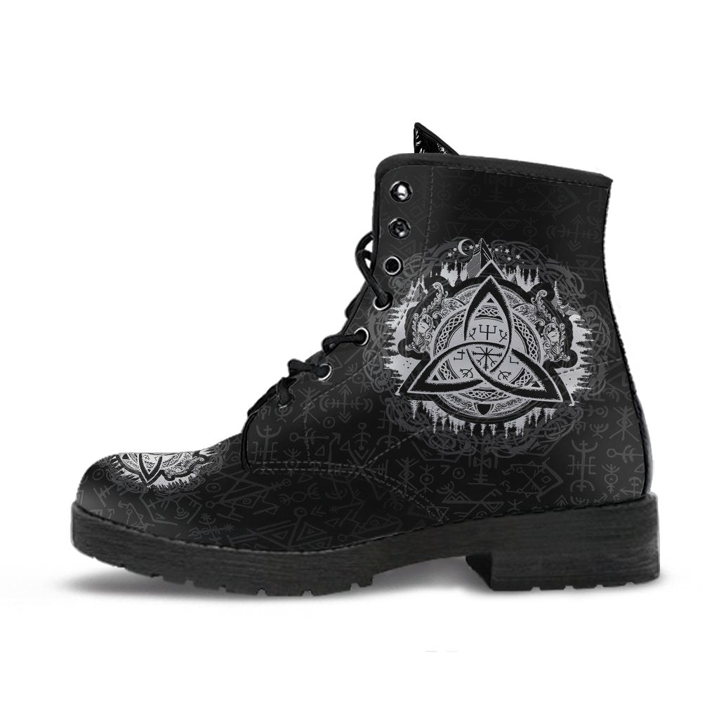 Viking Leather Boots Dragon Celtic