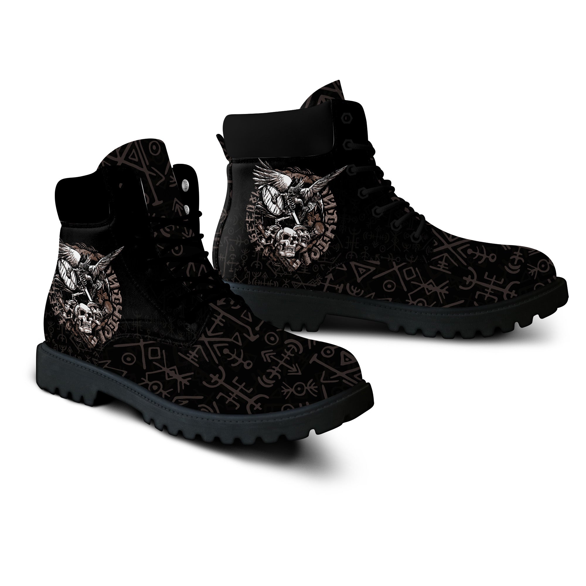 Viking All Season Boots Skull