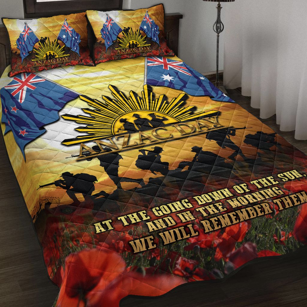 Anzac Quilt Bed Set - Australian and New Zealand Army Corps