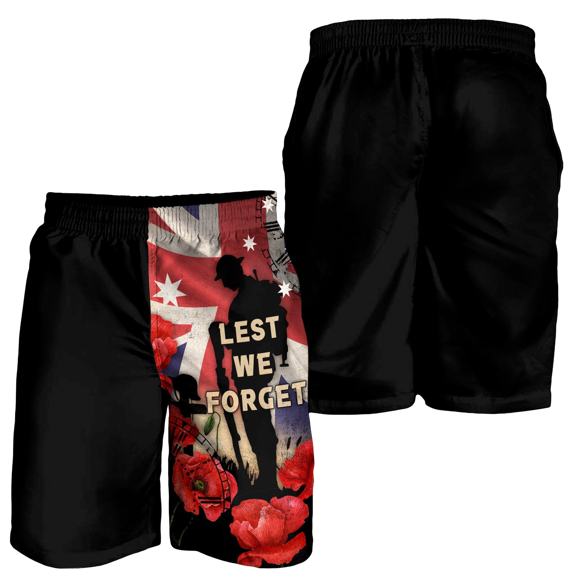 Anzac Men's Shorts - A Day We Will Never Forget