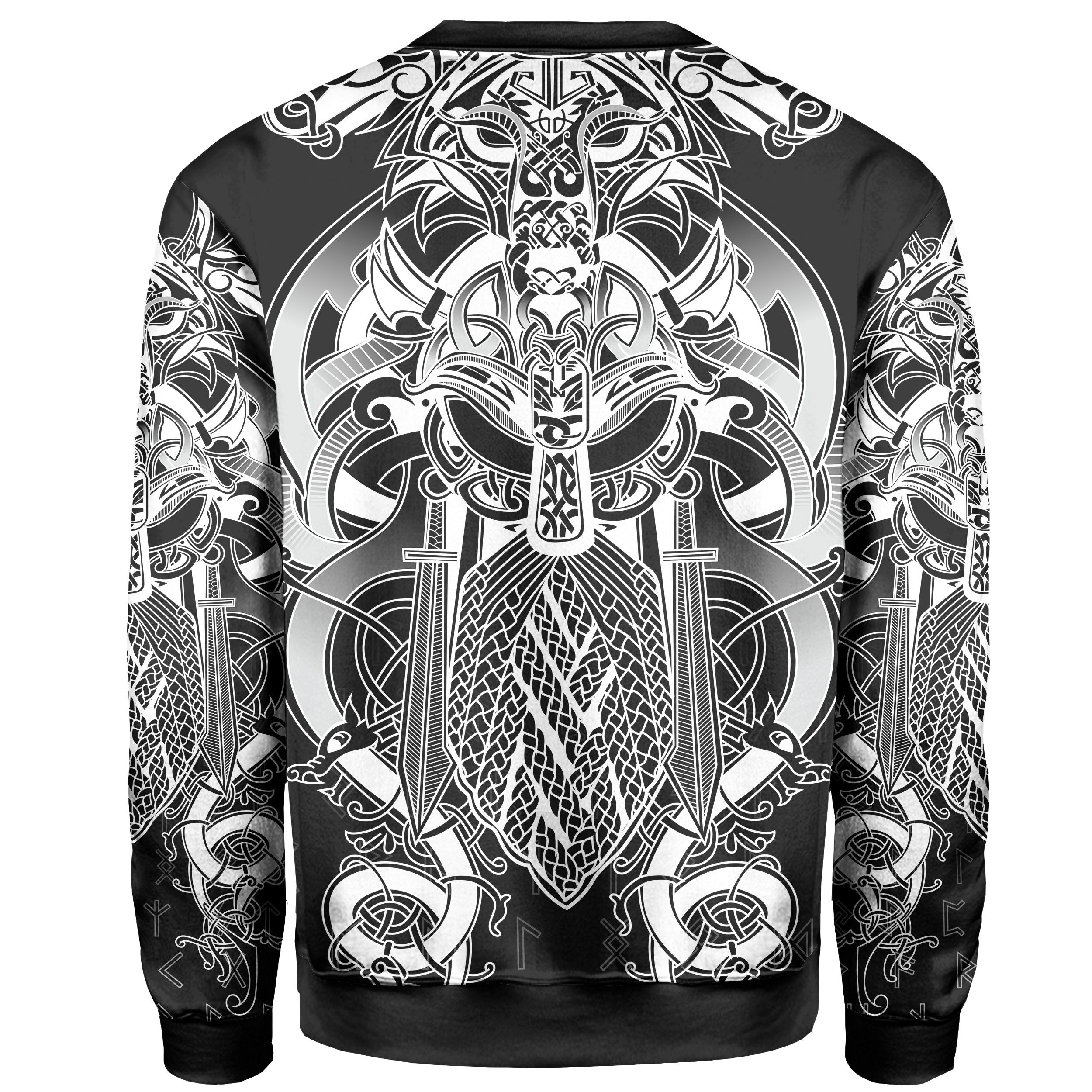 Viking Sweatshirt Fenrir & Tyr Tattoo