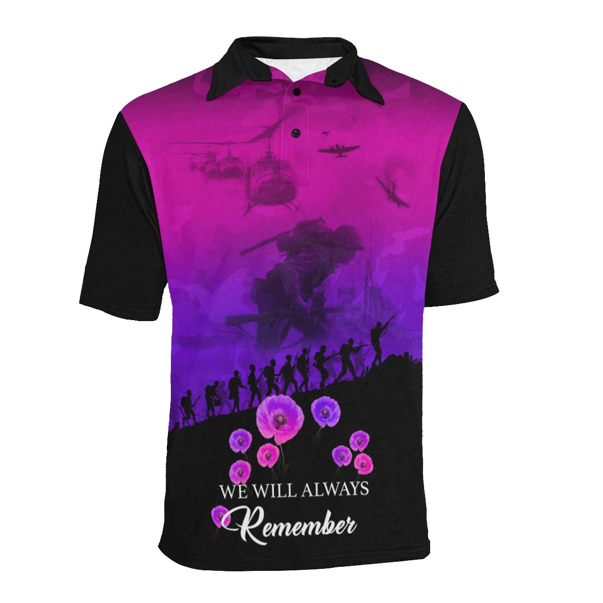 Anzac Polo - Anzac Lest We Forget Ver01 Polo Shirt