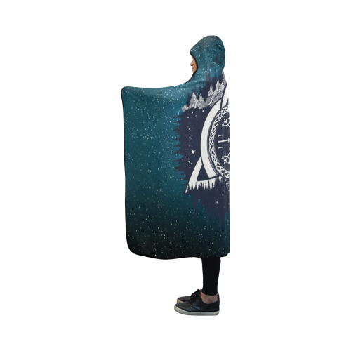 Viking Hooded Blanket Helm Of Awe Of 