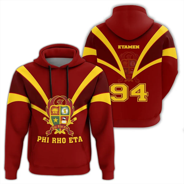 Hoodie - Phi Rho Eta Hoodie Tusk Style J5