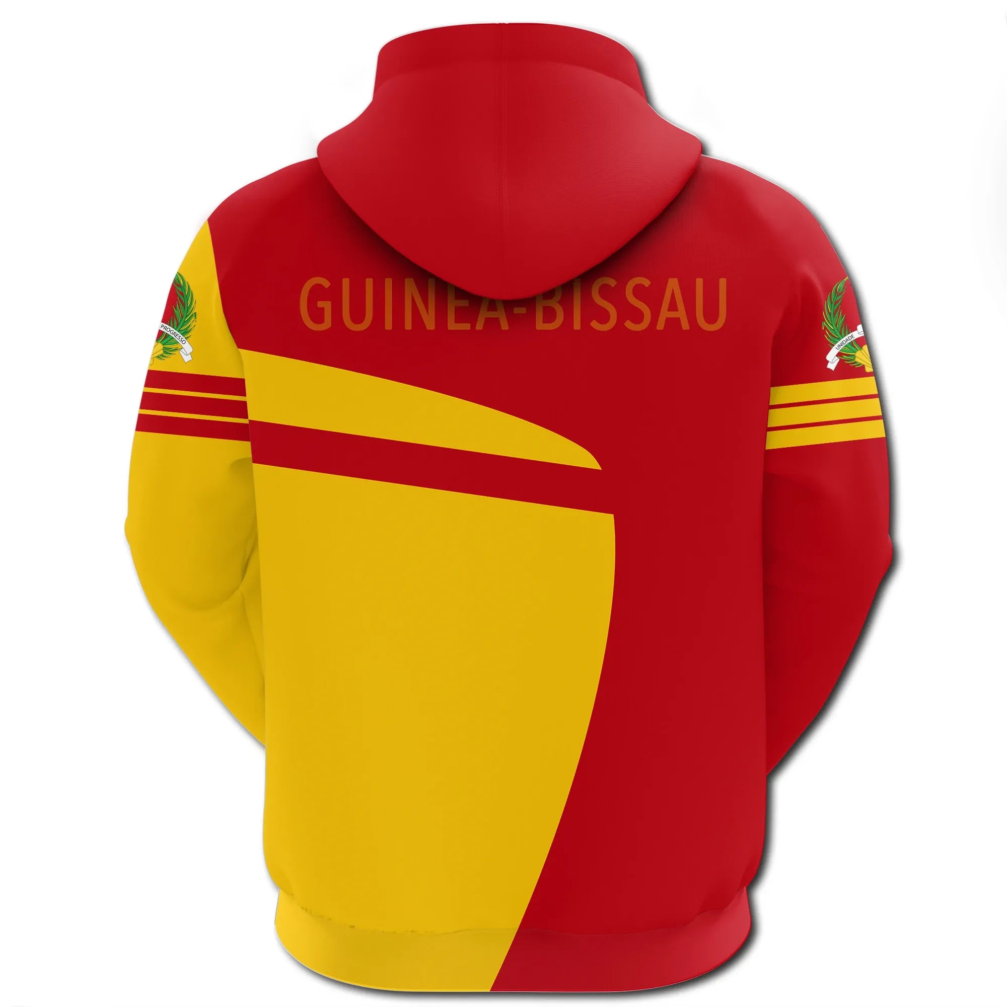 Guinea-Bissau Zip Hoodie Sport Premium