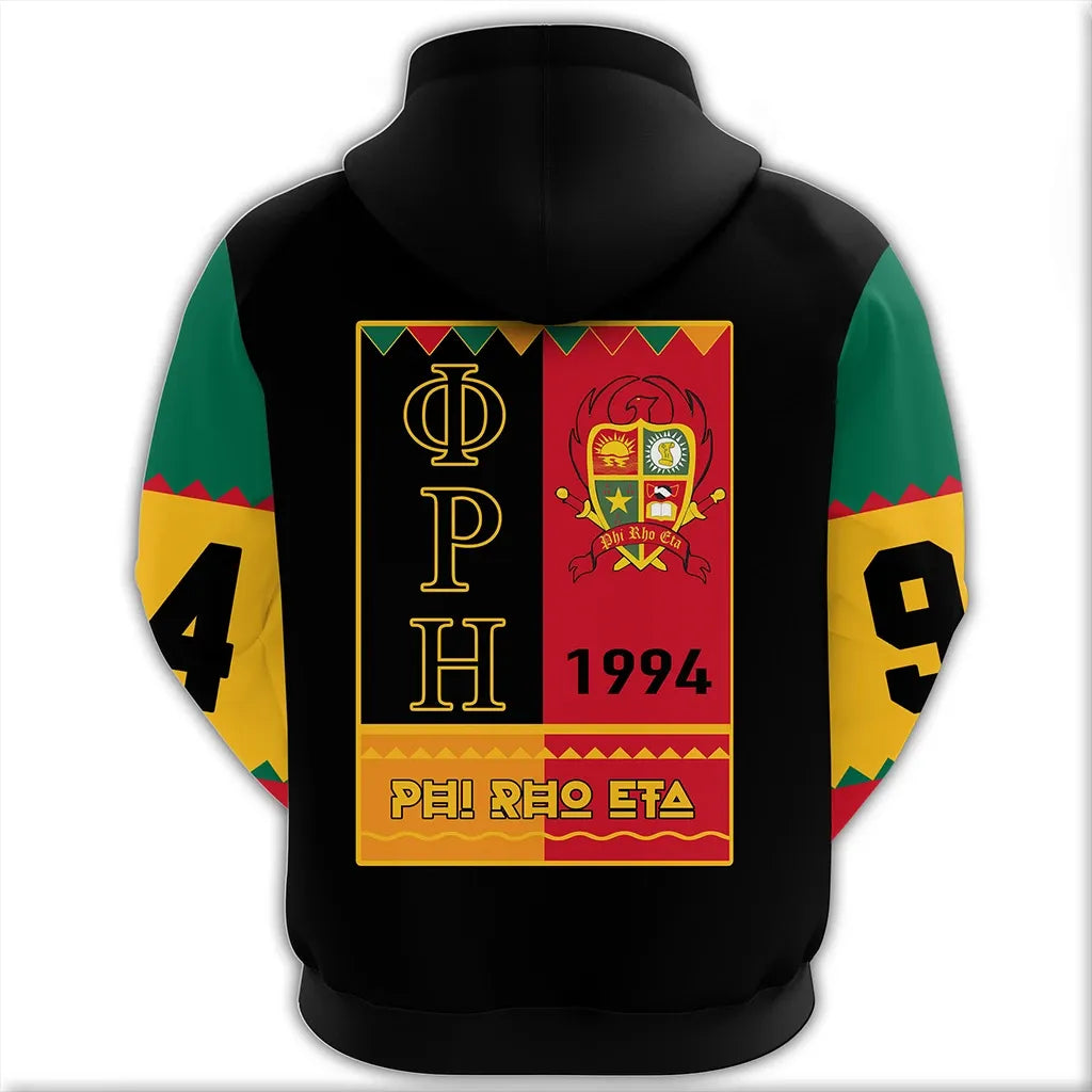 Phi Rho Eta Black History Month Zip Hoodie J09