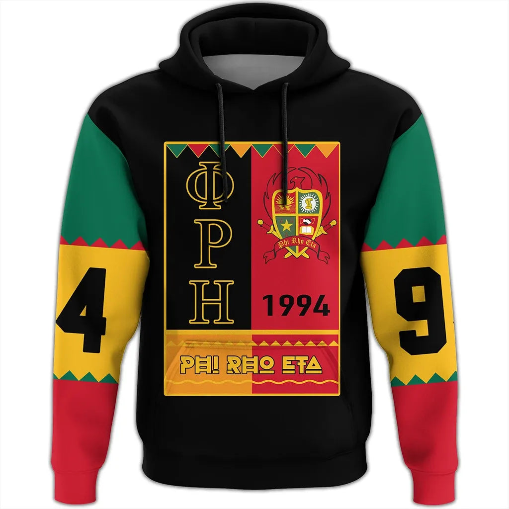 Hoodie - Phi Rho Eta Black History Month Pullover Hoodie J09