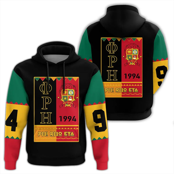 Hoodie - Phi Rho Eta Black History Month Pullover Hoodie J09