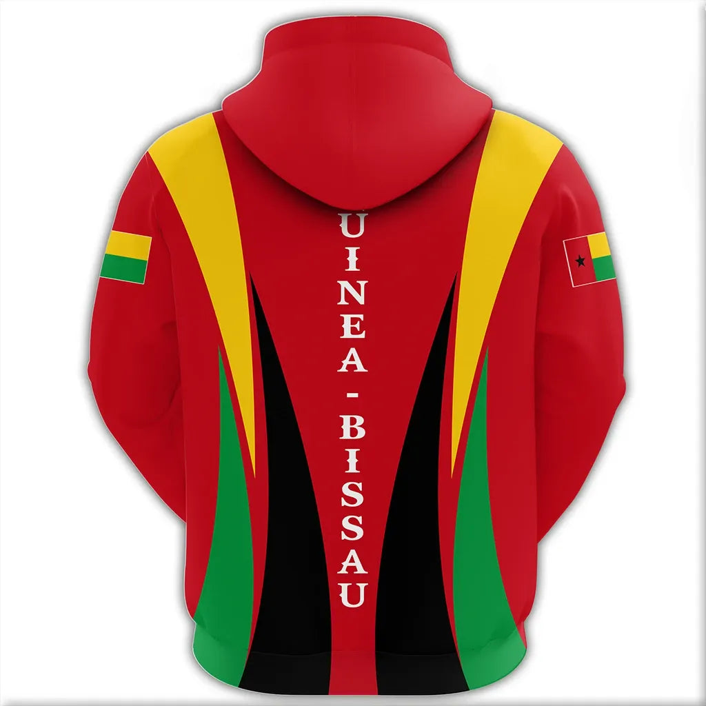 Guinea-Bissau Zip Hoodie - Apex Style