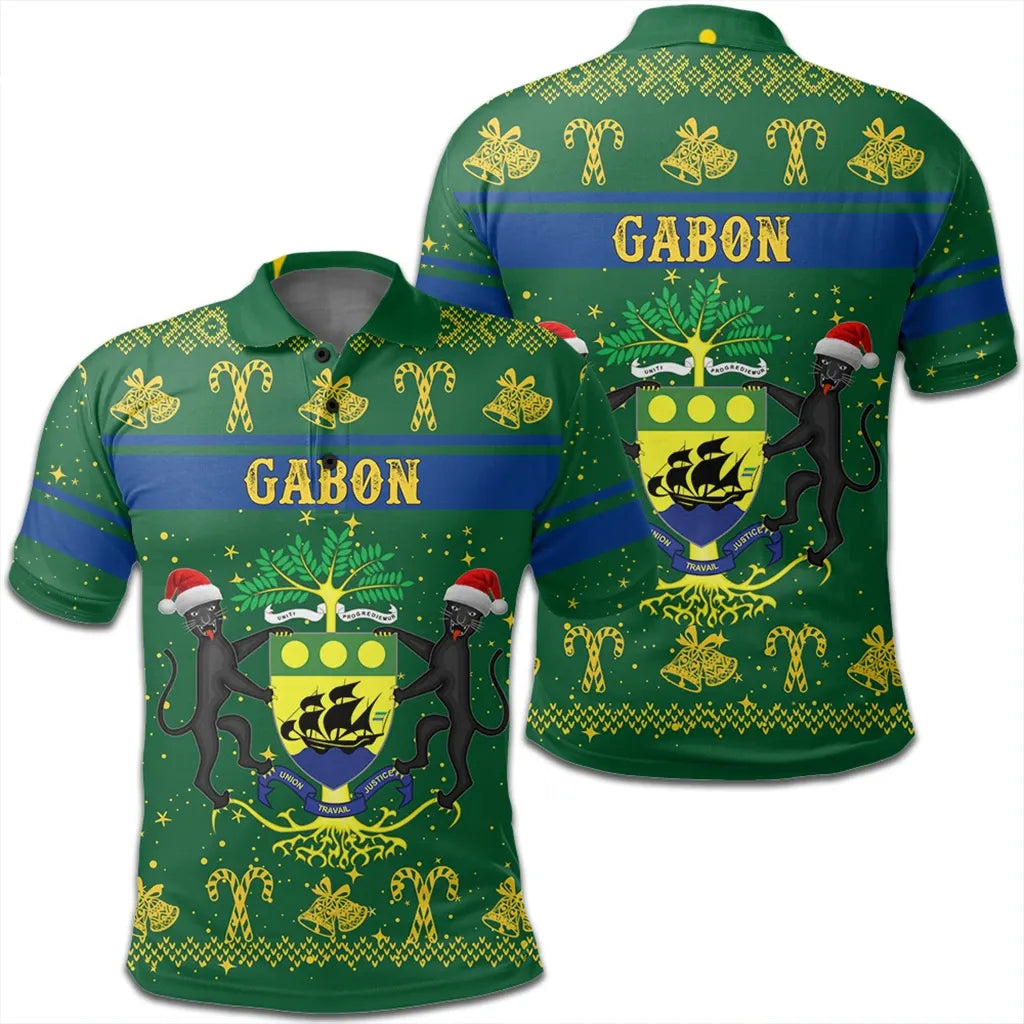 Gabon Polo Shirt Christmas