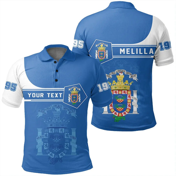 Custom Melilla Polo Shirt Pentagon Style