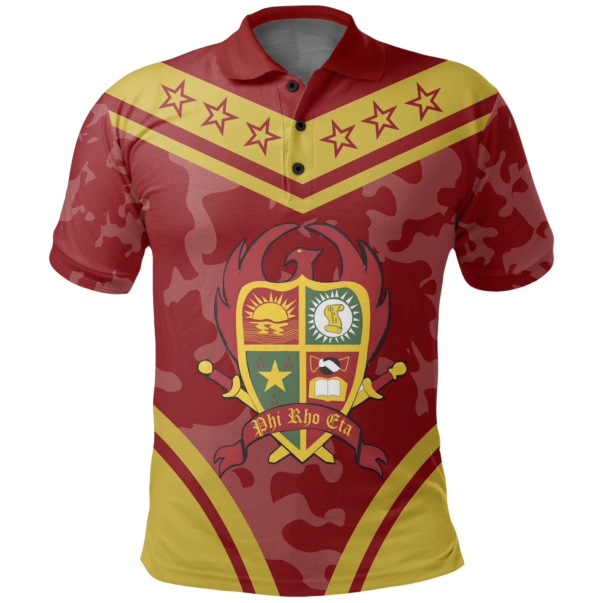 Polo - Phi Rho Eta Camouflage Polo Shirt