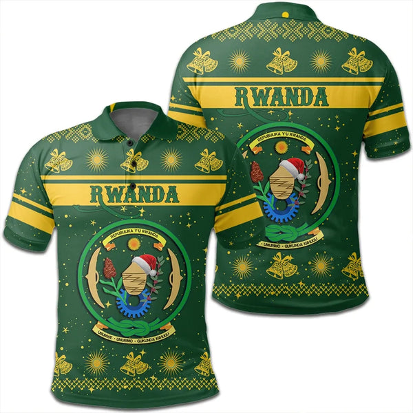 Rwanda Polo Shirt Christmas