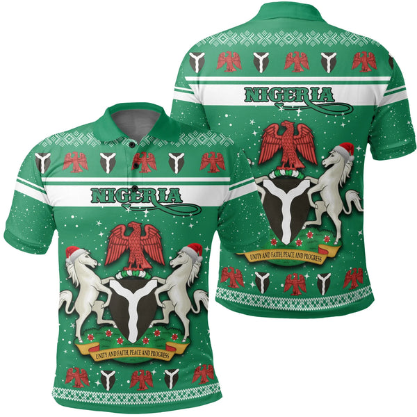 Nigeria Christmas Polo Shirt