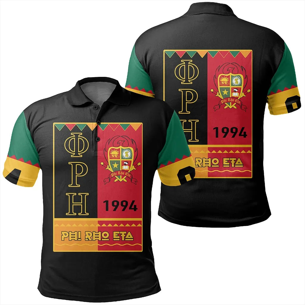 Polo - Phi Rho Eta Black History Month Polo Shirt