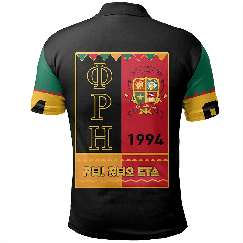 Polo - Phi Rho Eta Black History Month Polo Shirt