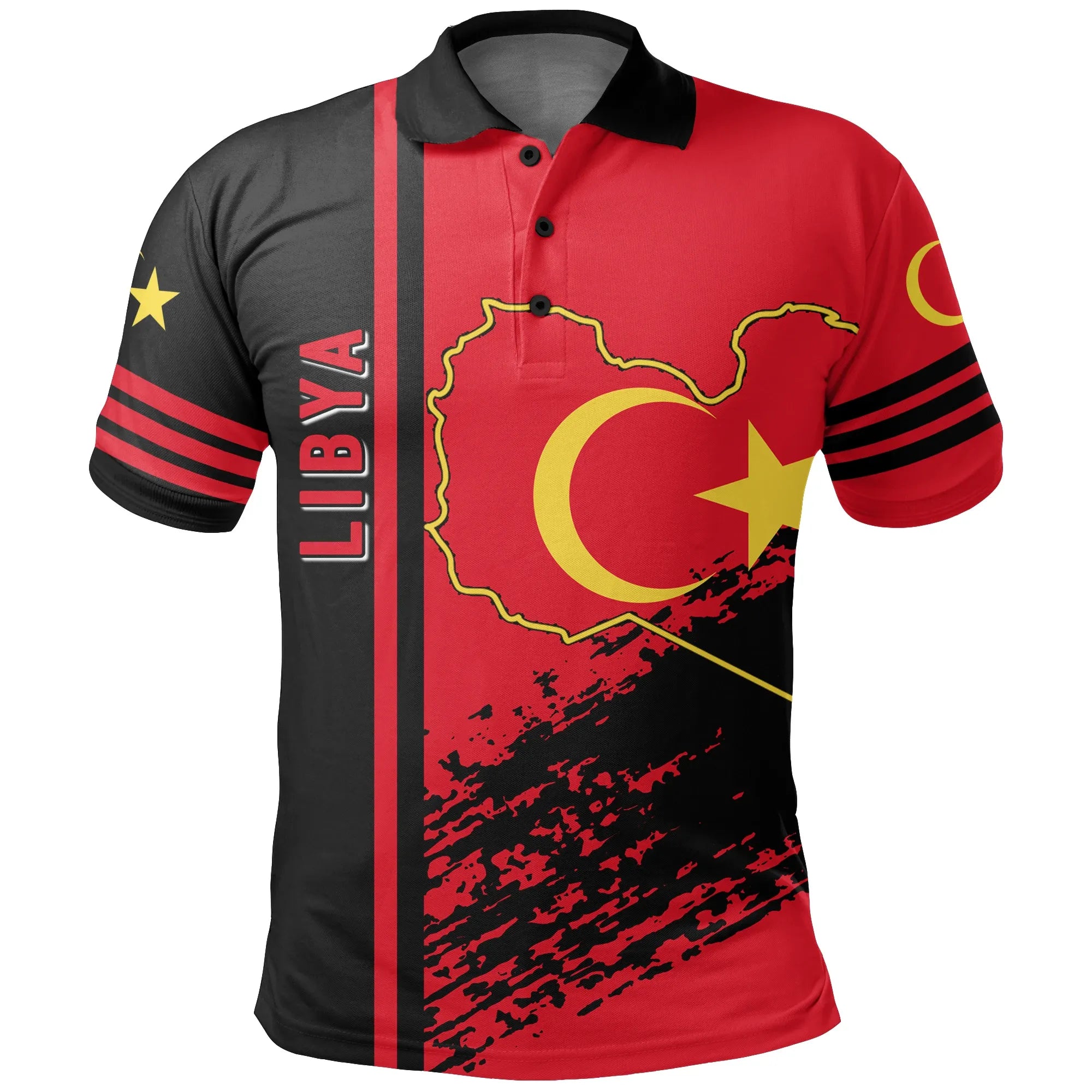 Libya Quarter Style Polo Shirt