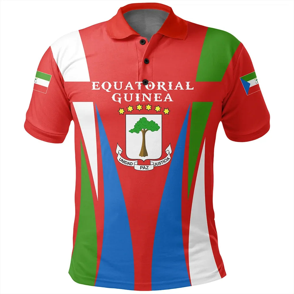 Equatorial Guinea Polo Shirt Apex Style