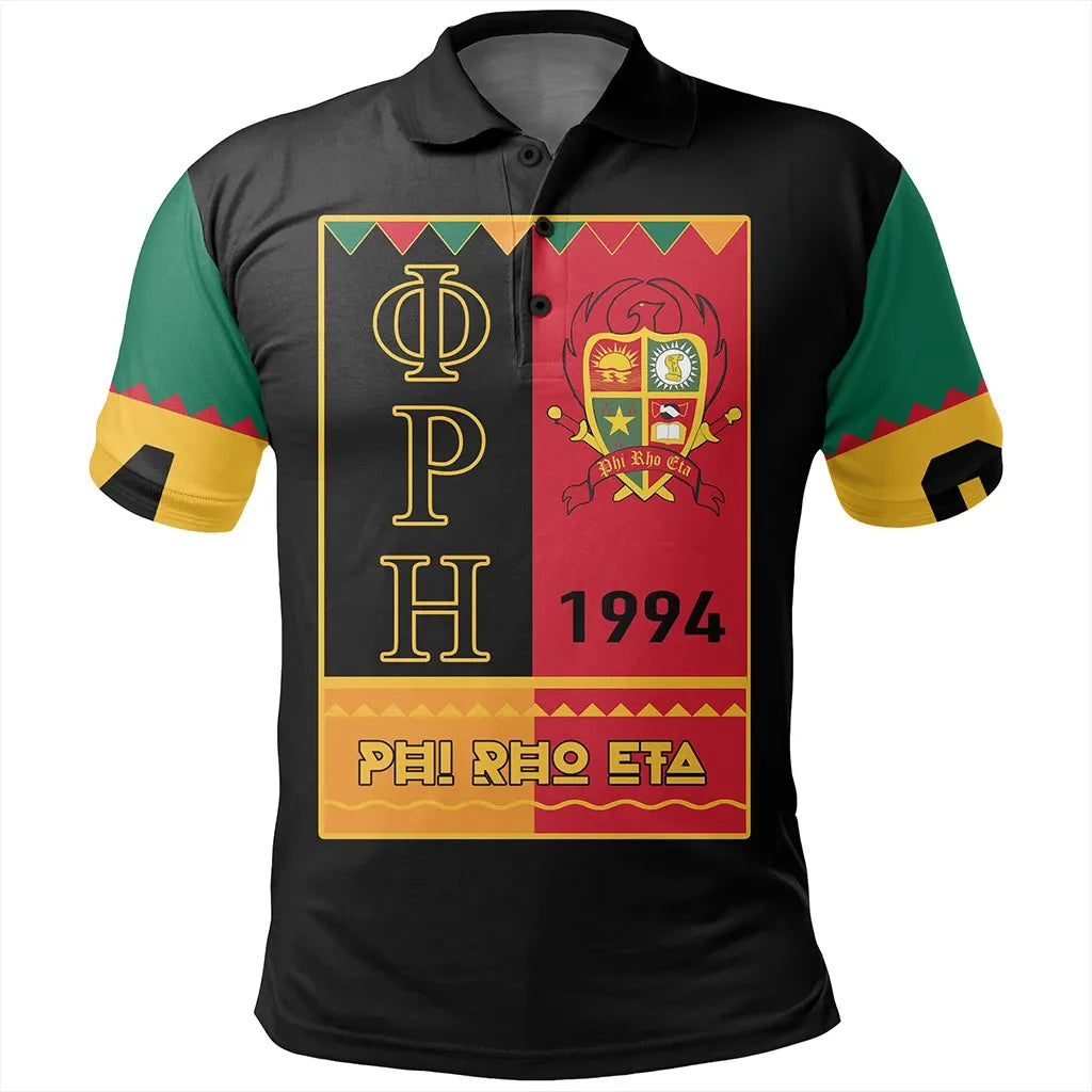 Polo - Phi Rho Eta Black History Month Polo Shirt