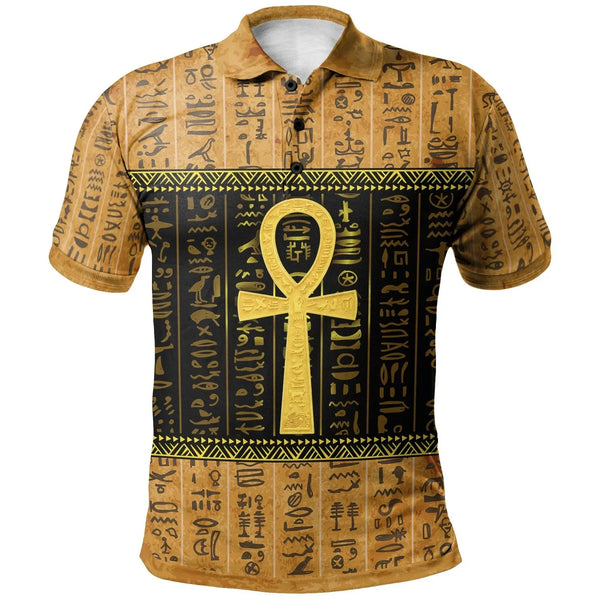 Ankh Egypt Dropi Polo Shirt