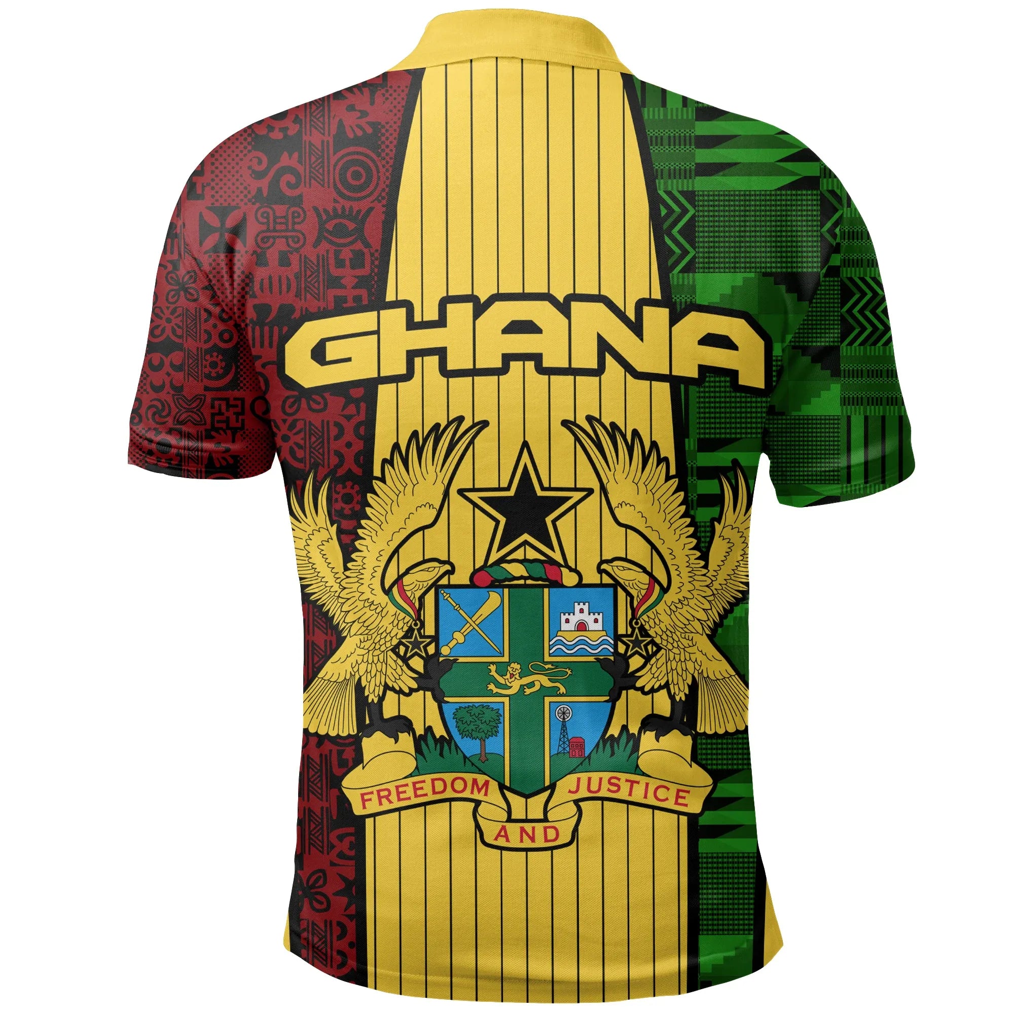 Ghana Coat Of Arms Polo Shirt