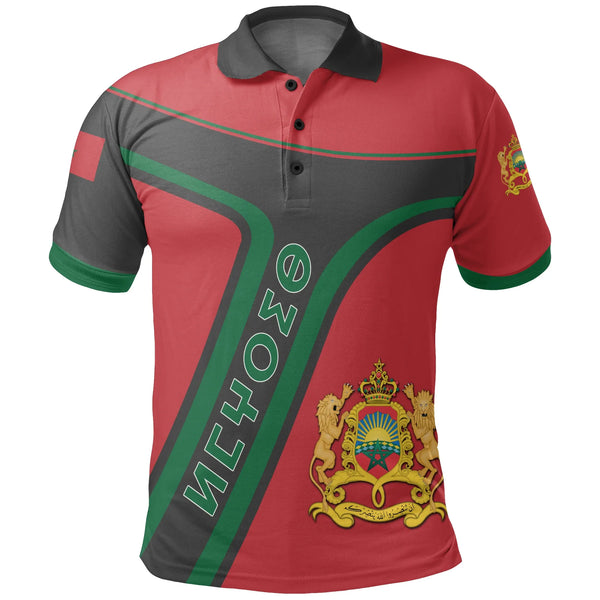 Morocco Pride Polo Shirt - Junc Style