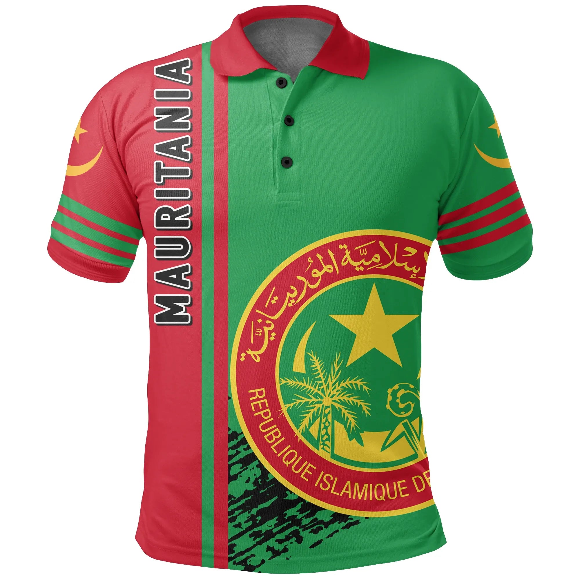 Mauritania Quarter Style Polo Shirt