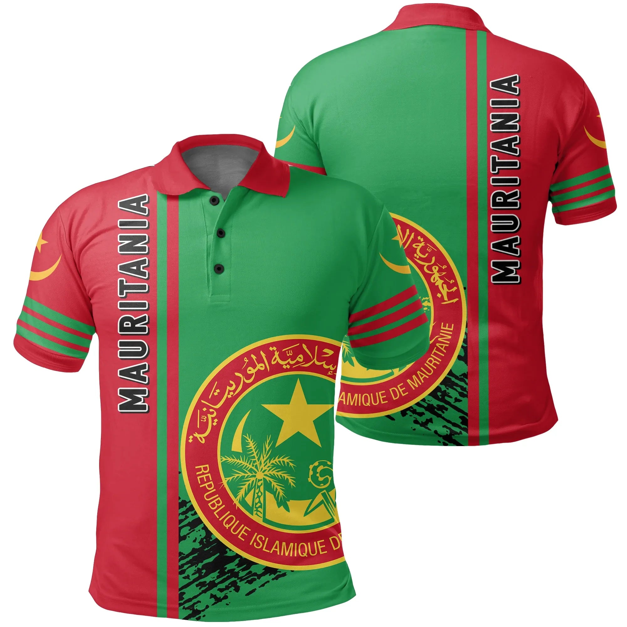 Mauritania Quarter Style Polo Shirt