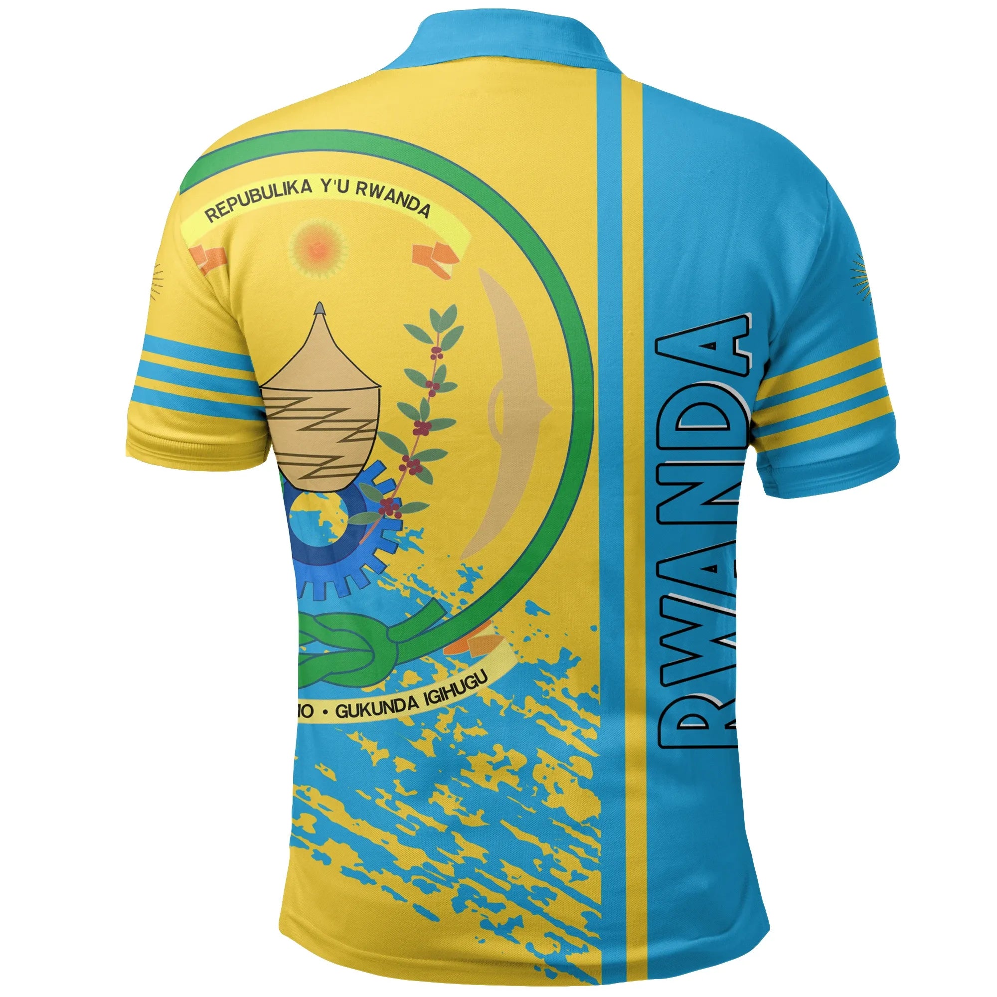 Rwanda Quarter Style Polo Shirt