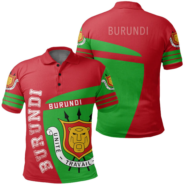 Burundi Polo Shirt Sport Premium