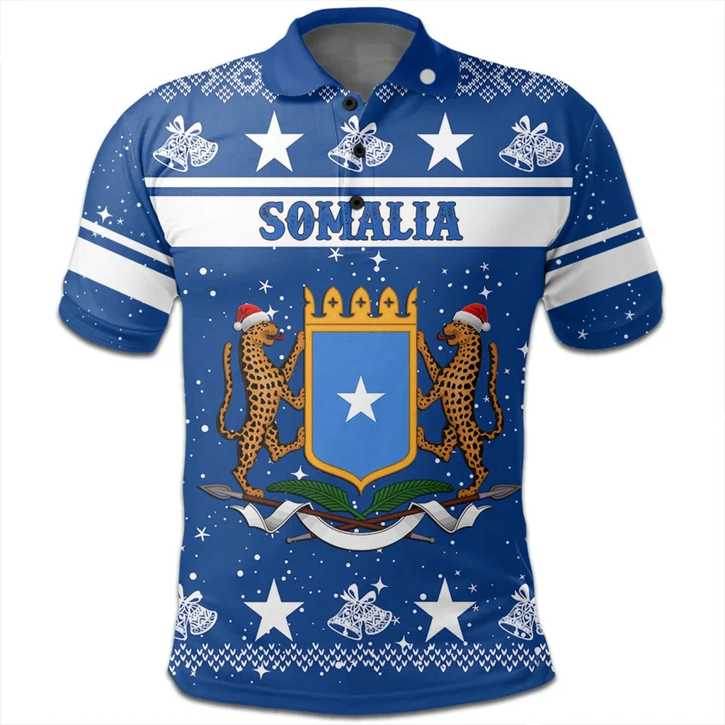 Somalia Polo Shirt Christmas