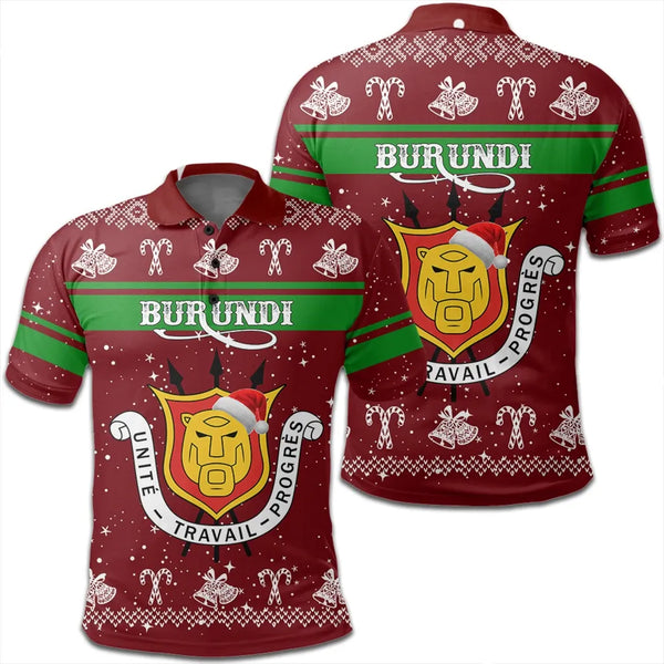 Burundi Polo Shirt Christmas