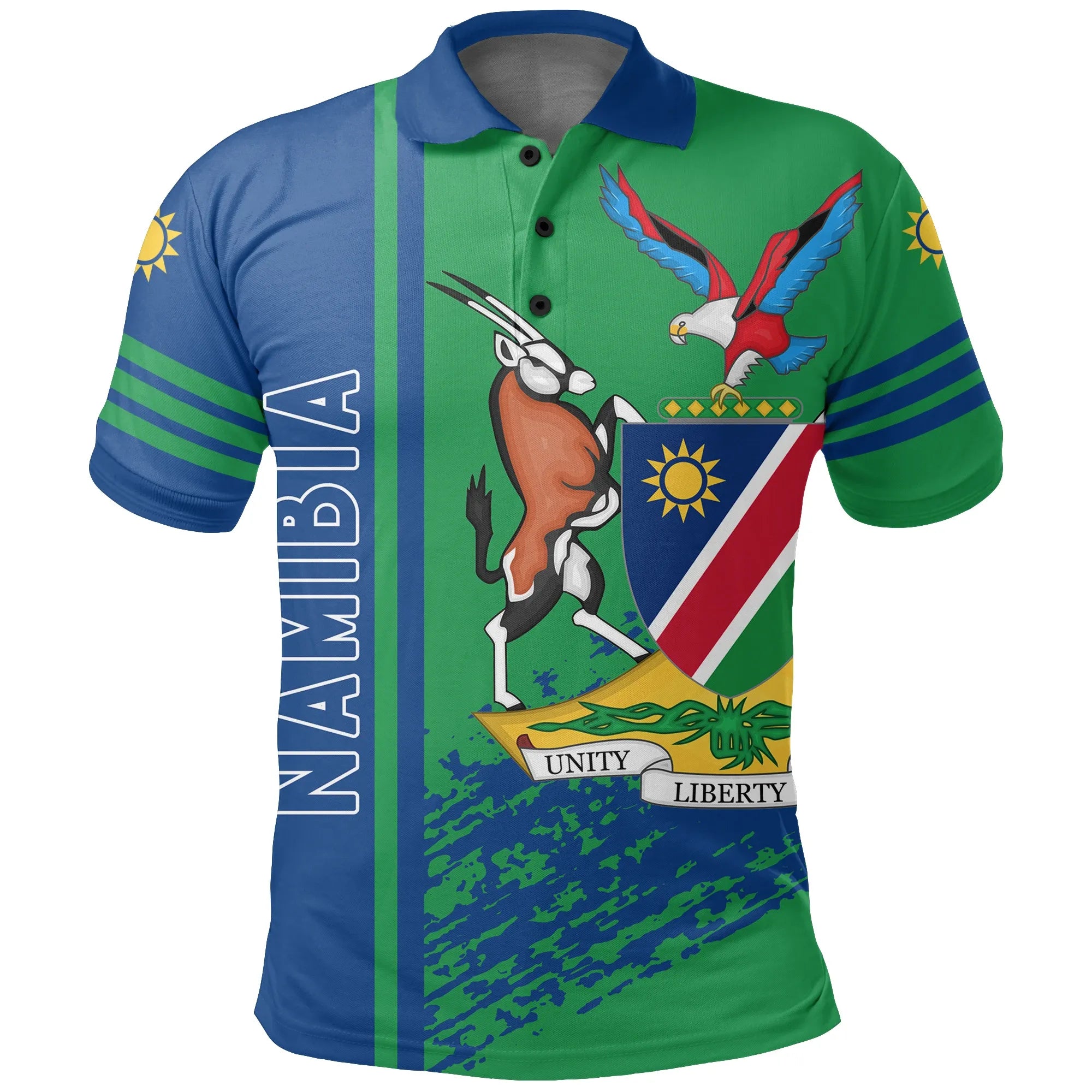 Namibia Quarter Style Polo Shirt