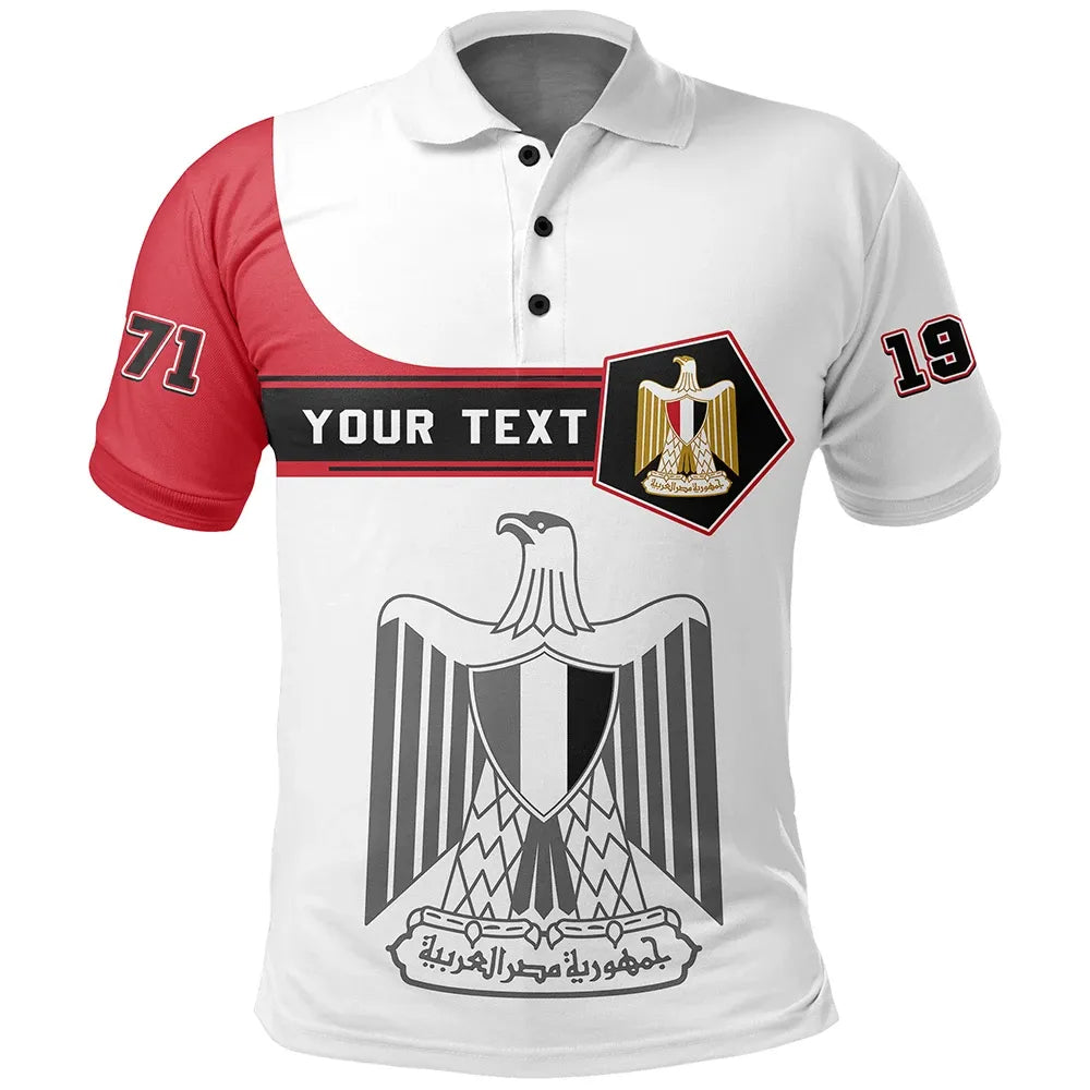 Custom Egypt Polo Shirt Pentagon Style