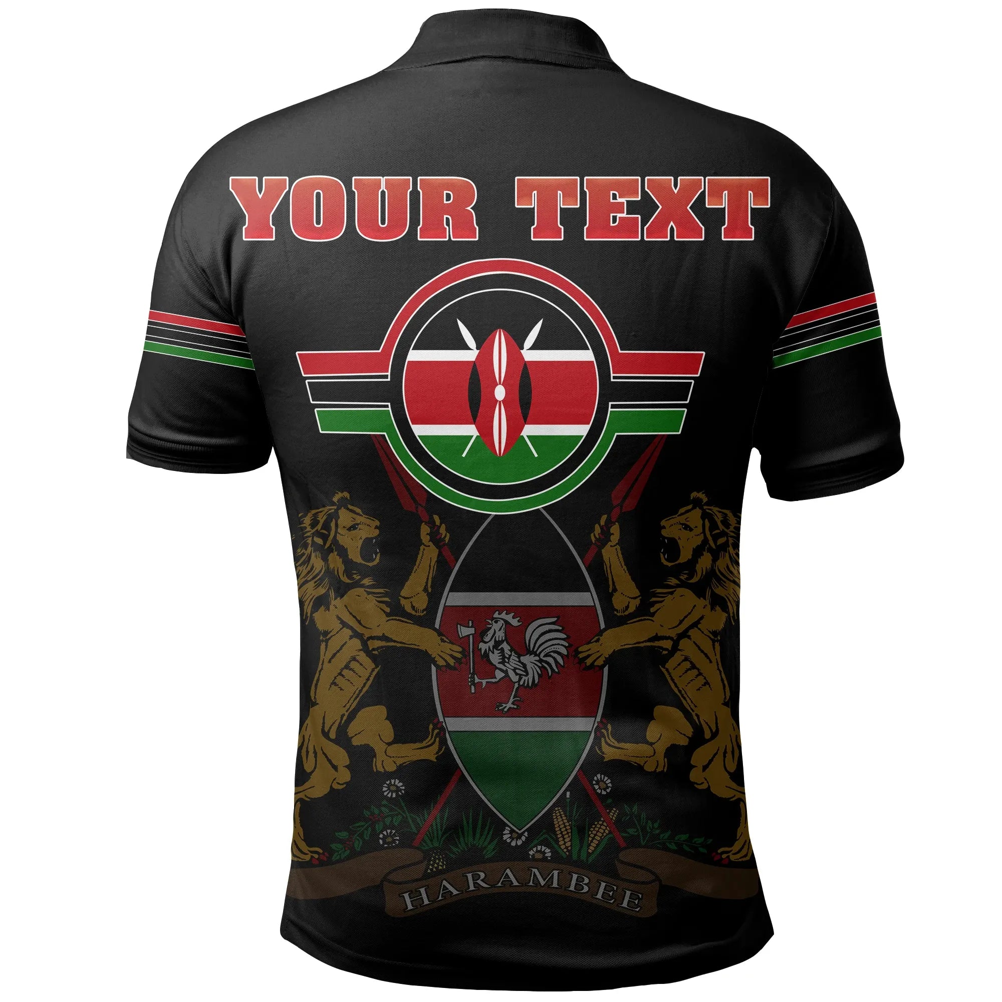 Kenya Grunge Polo Shirt