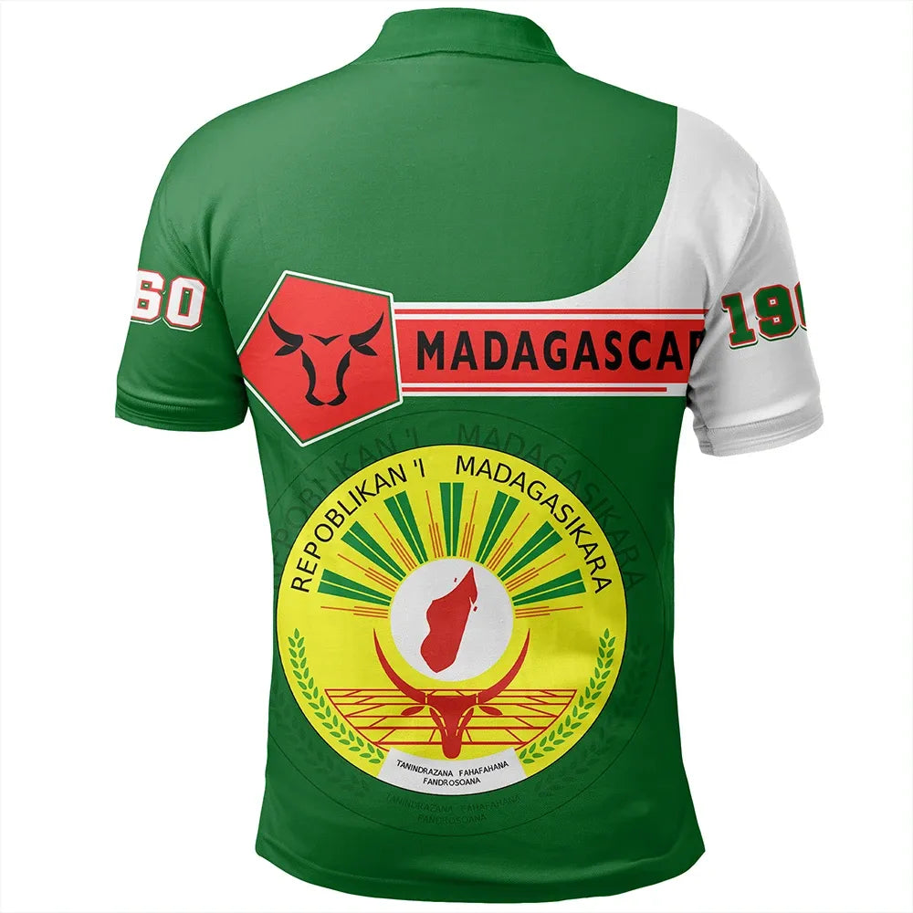 Custom Madagascar Polo Shirt Pentagon Style