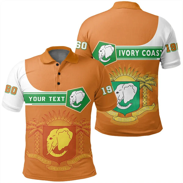 Custom Ivory Coast Polo Shirt Pentagon Style