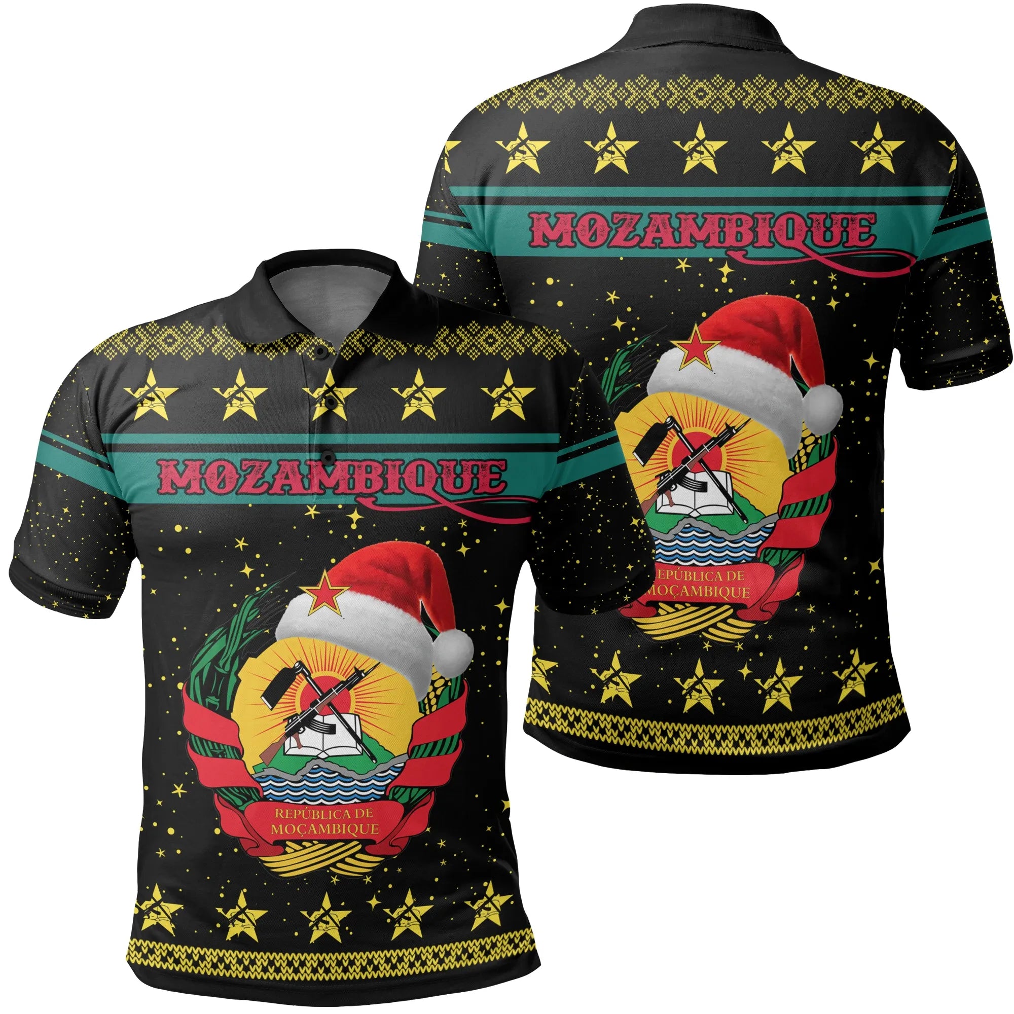 Mozambique Christmas Polo Shirt