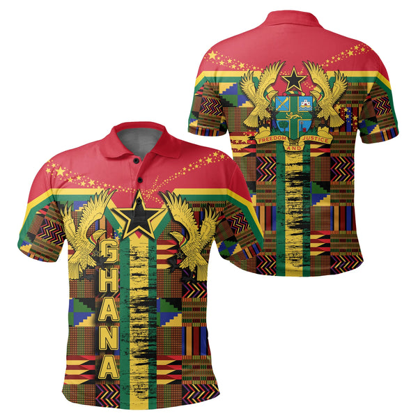 Ghana Kente Style Polo Shirt