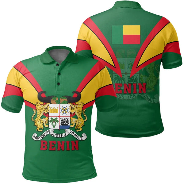 Benin Polo Shirt Tusk Style