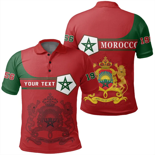 Custom Morocco Polo Shirt Pentagon Style