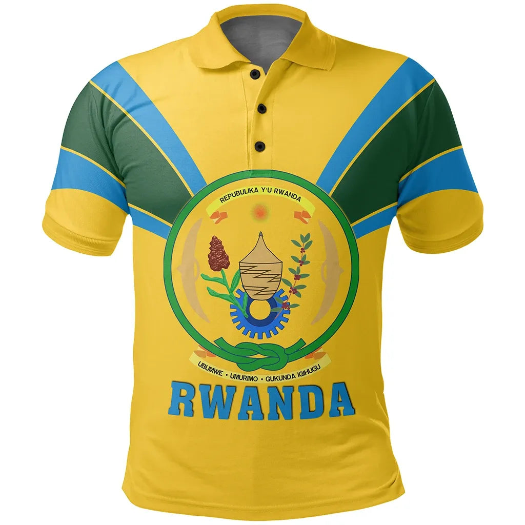 Rwanda Polo Shirt Tusk Style